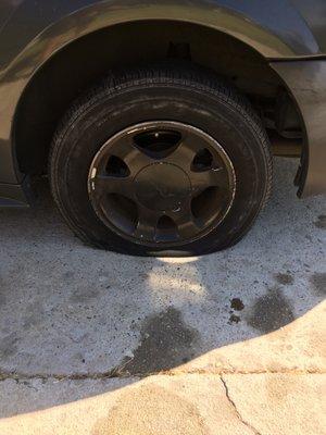 Flat tire