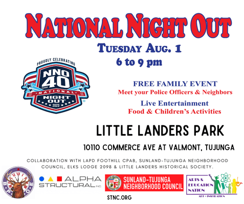 National Night Out is an annual community-building campaign that promotes police-community partnerships and neighborhood camaraderie to make