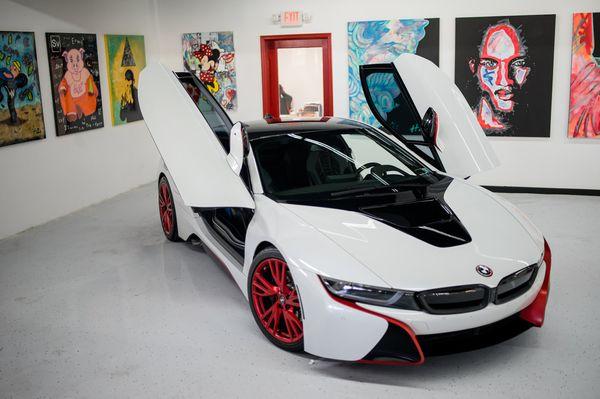 BMW i8 Available. Call us and reserve today. For more information visit www.exxalted.com