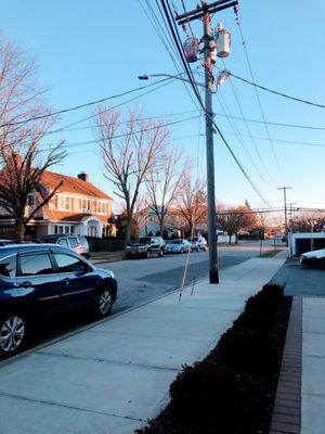 Side street view