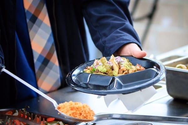 Taco Cart Catering for a wedding