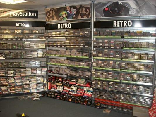 They have 1000's of retro games and a great selection of retro consoles.