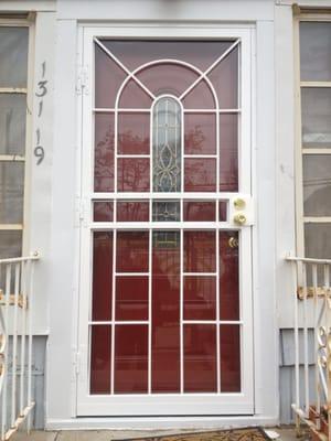 Security door and entrance door.