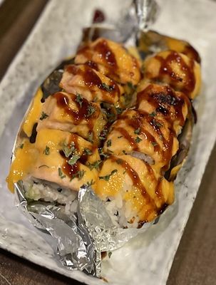 Baked Salmon Roll