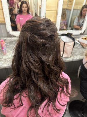 bridal hair