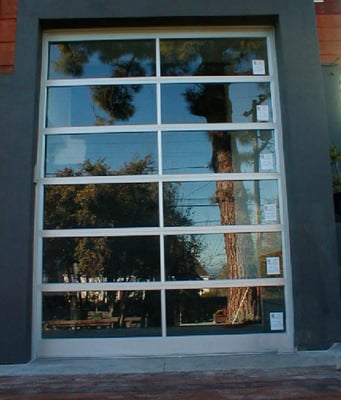 sectional glass door