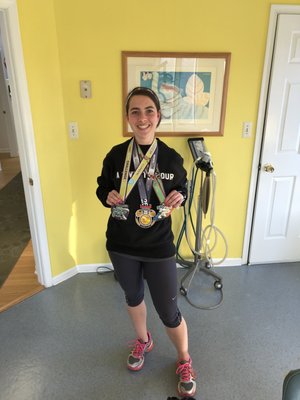 Chrissi completes Marathon!