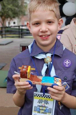 Minecraft Pinewood Derby car