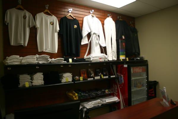 Pro-Shop:  purchase uniforms, t-shirts, etc.