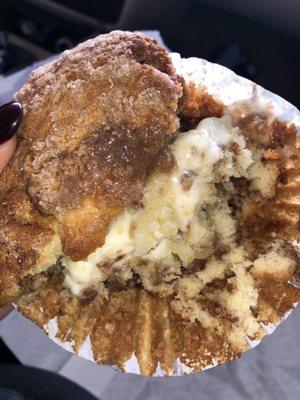 Coffee cake muffin