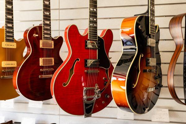 Our selection of Yamaha and Eastman guitars is very diverse.  Visit us in-store and audition them for yourself.