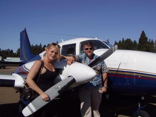 With Art my Flight Instructor