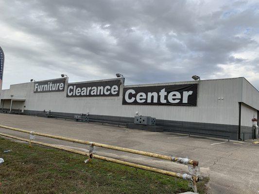 Large signage viewable from the freeway