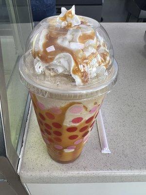 Yummy extra caramel cappuccino blast