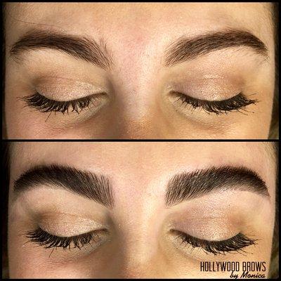 Brow design and tint