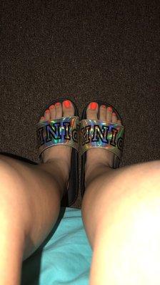 How they did my toes