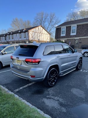 Client got full detail on her Jeep Cherokee