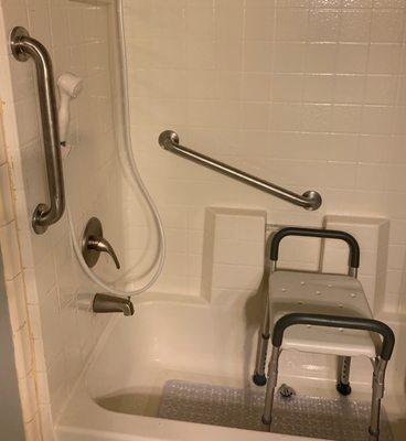 Typical shower equip install