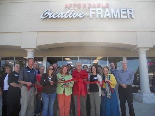 Ribbon cutting by the Wake Forest Chamber of Commerce in October 2011