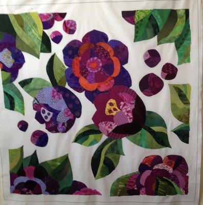 Felicity is one our new collage quilt classes.