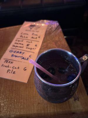 Blueberry mule