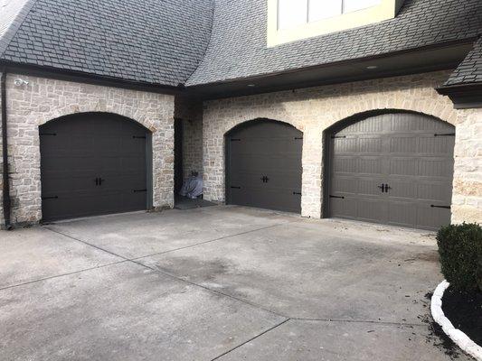 Great stamped carriage house doors