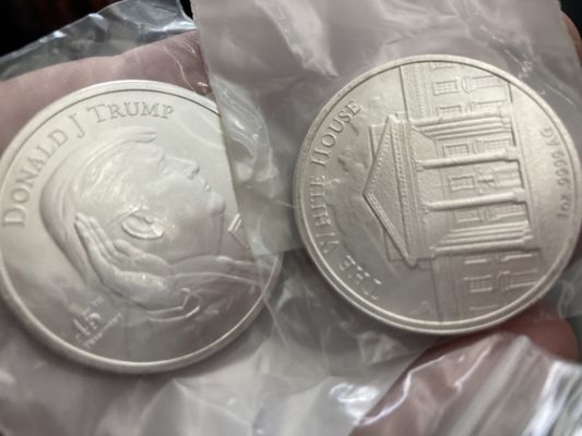 Donald trump silver 1oz rounds