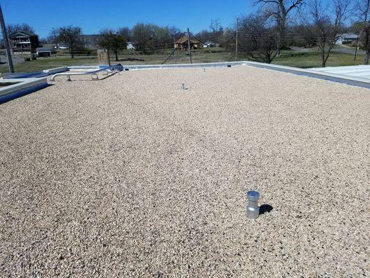 Aggregate surfaced Built Up Roof (BUR)