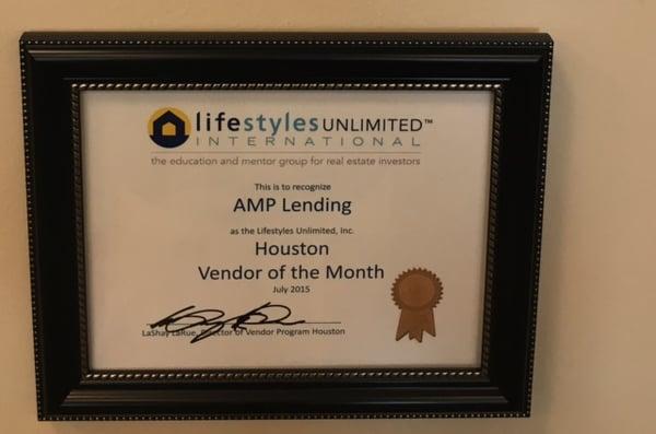 Lifestyles Unlimited Vender of the Month: July 2015