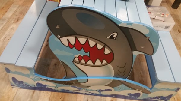 Shark Bench!  OoHaHa!