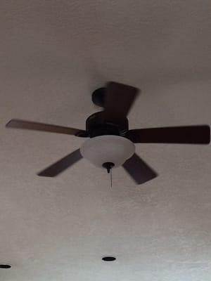 We install all types of lighting, even ceiling fans.