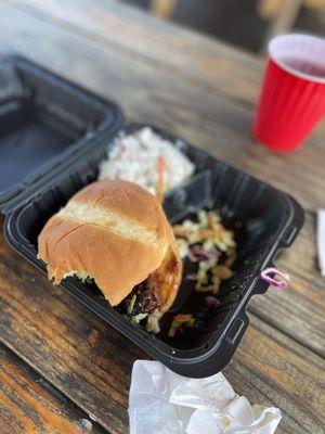 Brisket Burnt End Sandwich