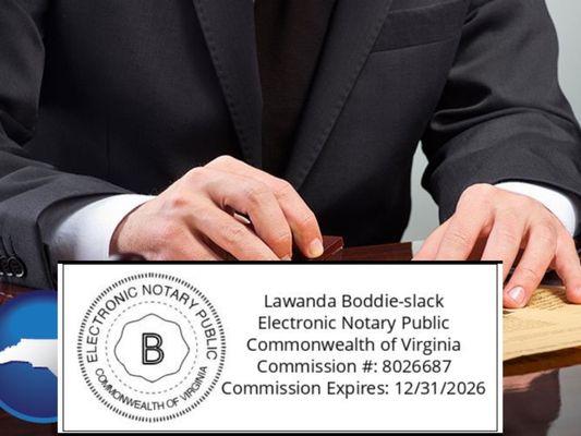 Lawanda Virginia Notary Seal