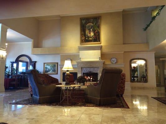 Lobby at the suites