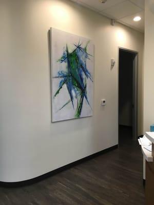 paining in reception area