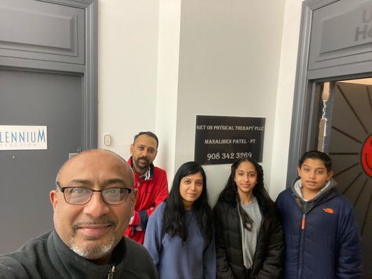 Family picture at front door.