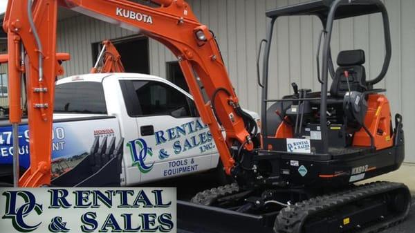 Call now for equipment to rent!