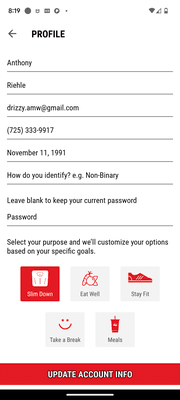 The name is mine. Anthony Riehle. But the phone number and email is what the thief changed their information too. Fuck this company.