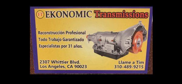 Profesionales for 33 years Tim Perez (310)4899215