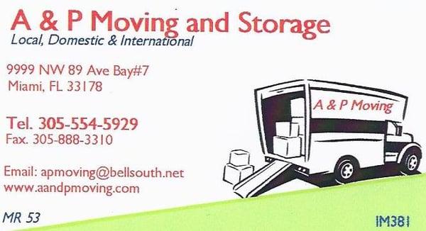 A & P Moving