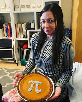 Julie LOVES Pi Day.  FREE PIE every Pi Day 3/14.