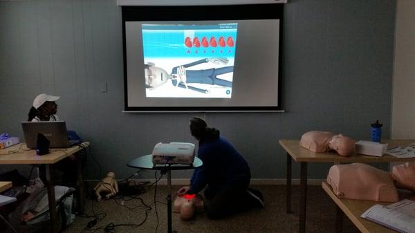 BreathWorks CPR's interactive game LOOP