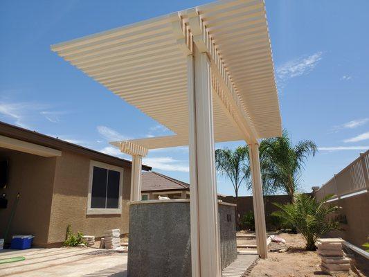 Alumawood Lattice Style Roof Patio Cover