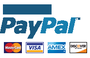 We Accept Paypal, Visa, MC, AMEX, and Discover