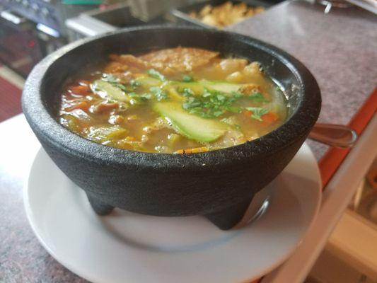 Chicken tortilla soup