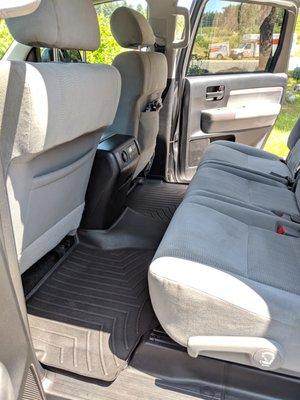 Interior on a 4 runner.