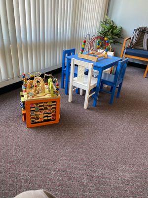 Play area for young patients.