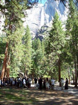 Spring Wedding, Yosemite Falls