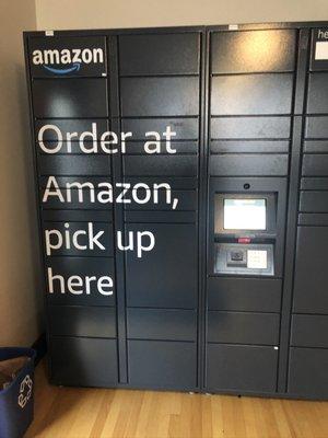 Amazon drop/pickup inside