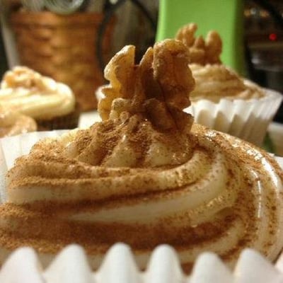 Maple Walnut Cupcake